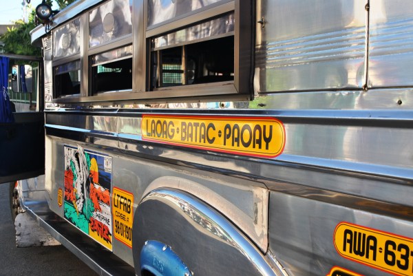 Jeepney going to Paoay