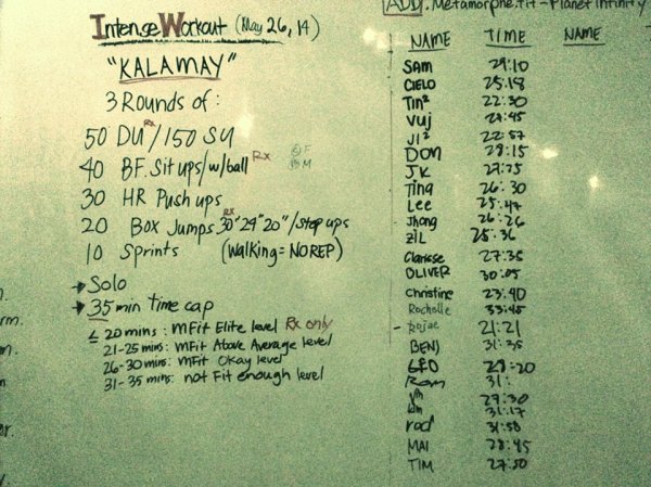 Kalamay WOD