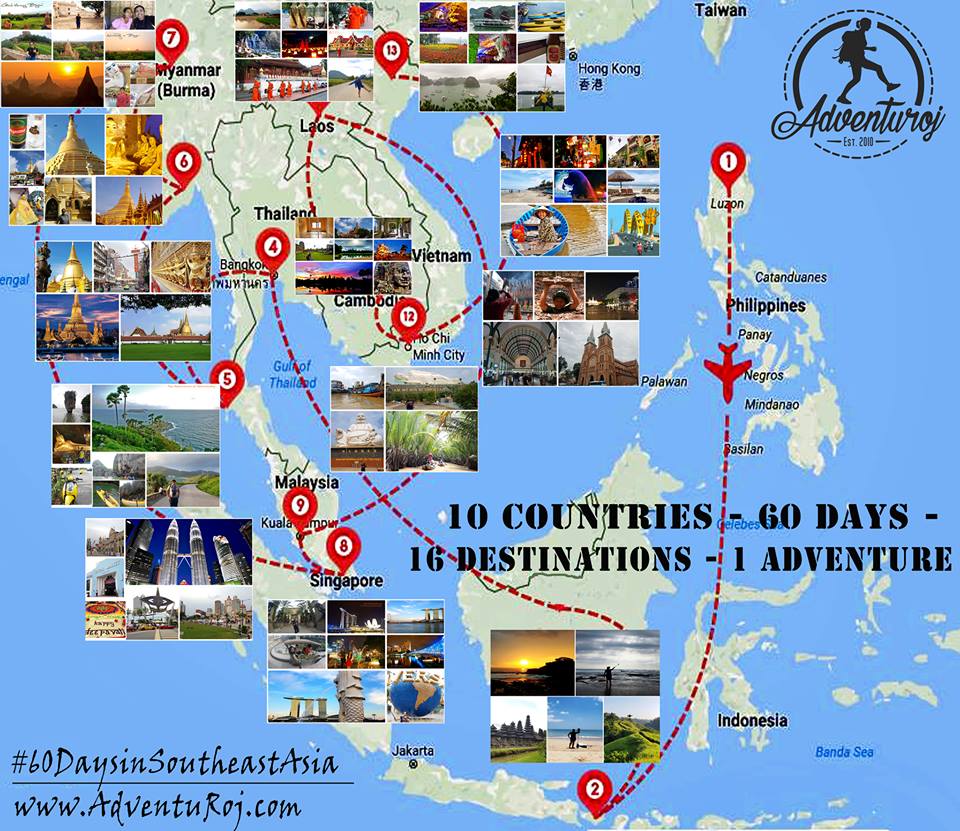 Southeast Asia Budget Itinerary