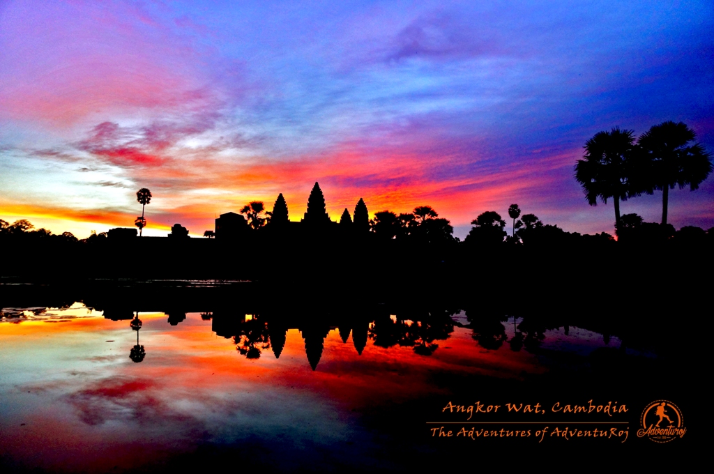 Magnificent Angkor Wat at Sunrise
